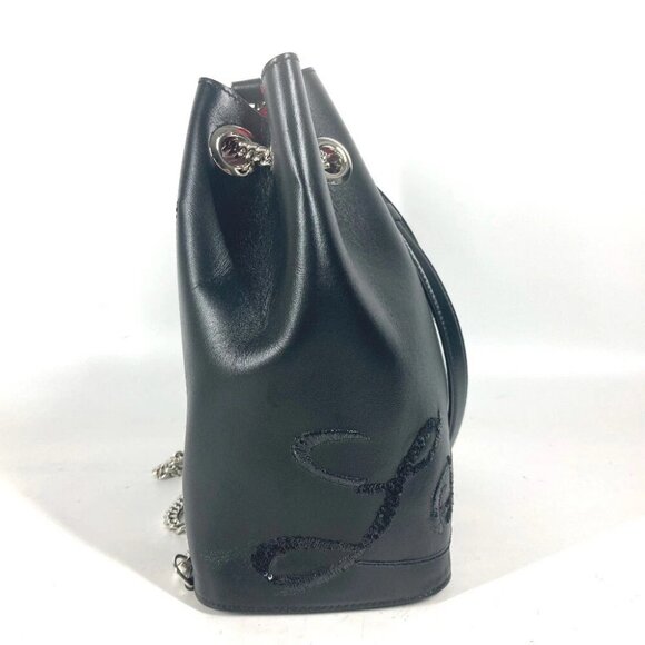 Christian Louboutin Sequin logo MARIE JANE Backpack Bag Chain Backpack main image 14
